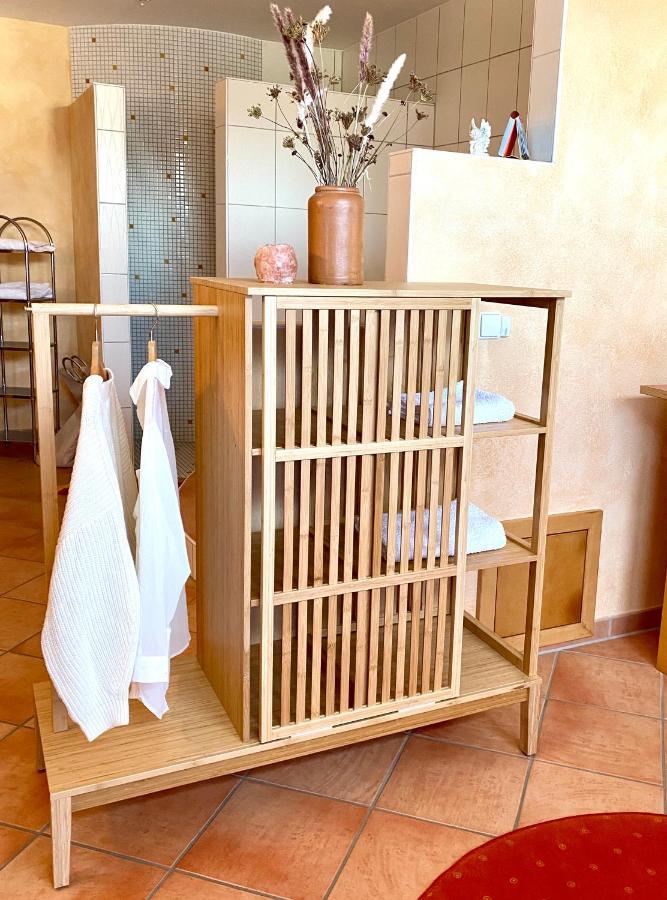 Private Spa Mit Sauna Und Whirlpool Schrozberg Exterior foto